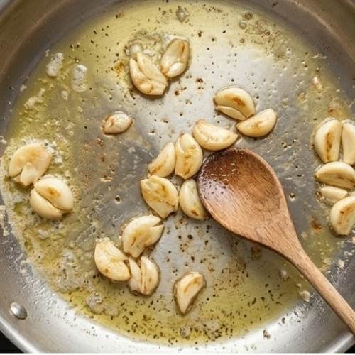 Step 3: Sauté the Garlic Step 3: Sauté the Garlic