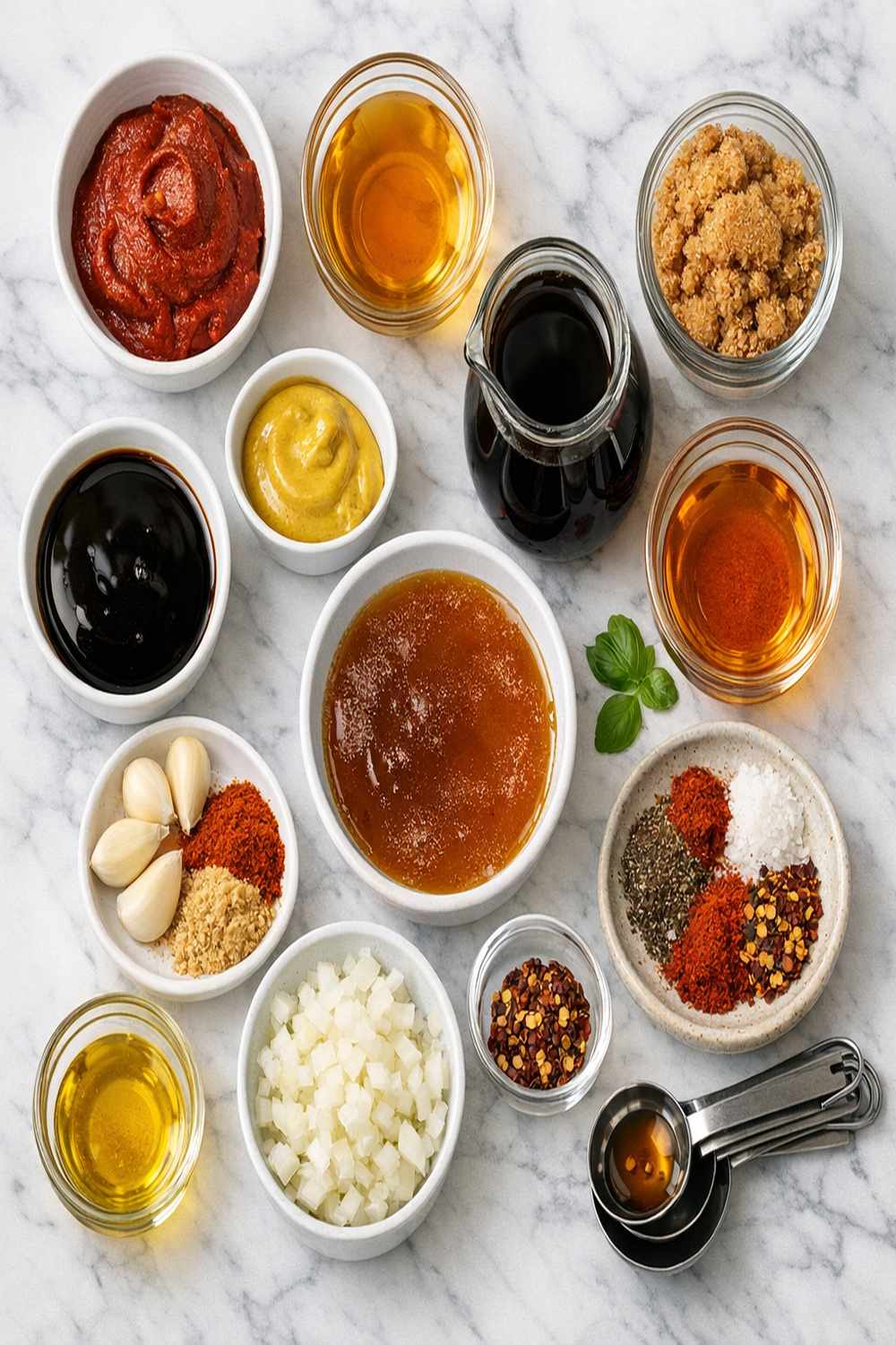 Barbecue Sauce Without Ketchup Recipe ingredients