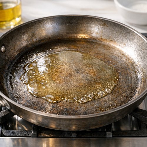 Step 2: Heat Your Skillet and Build Golden Color