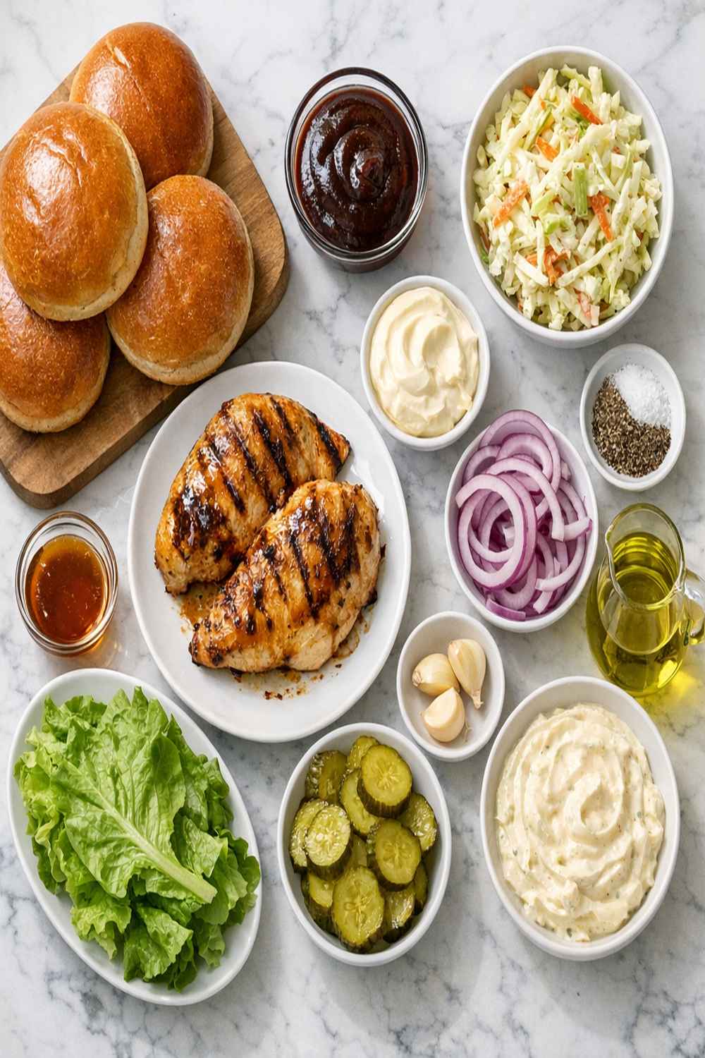 Bbq Chicken Sandwich Recipe ingredients