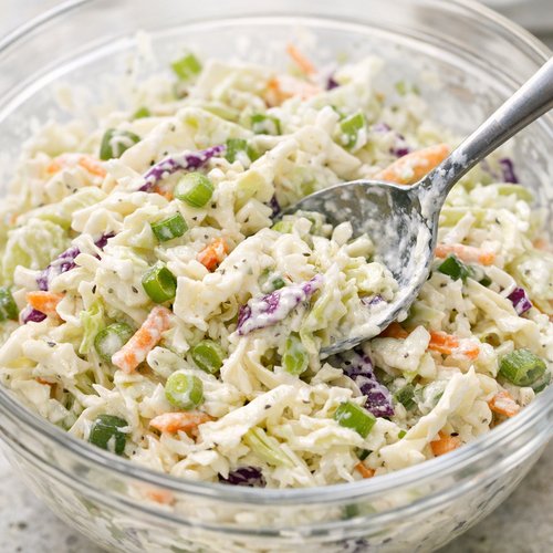 Step 4: Make the Creamy Ranch Slaw