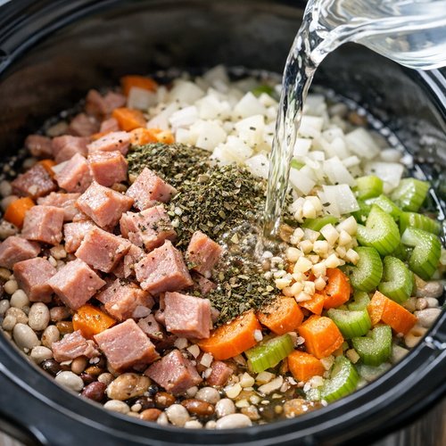 Step 3: Layer Everything Into the Slow Cooker