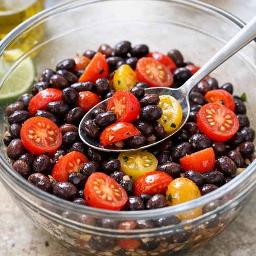 Step 3: Build Your Black Bean Medley While Potatoes Roast