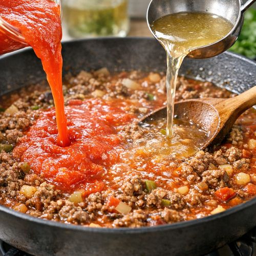 Step 3: Build the Sauce and Simmer to Perfection