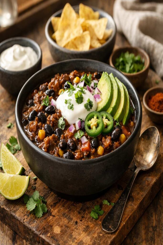 Black Chili Recipe