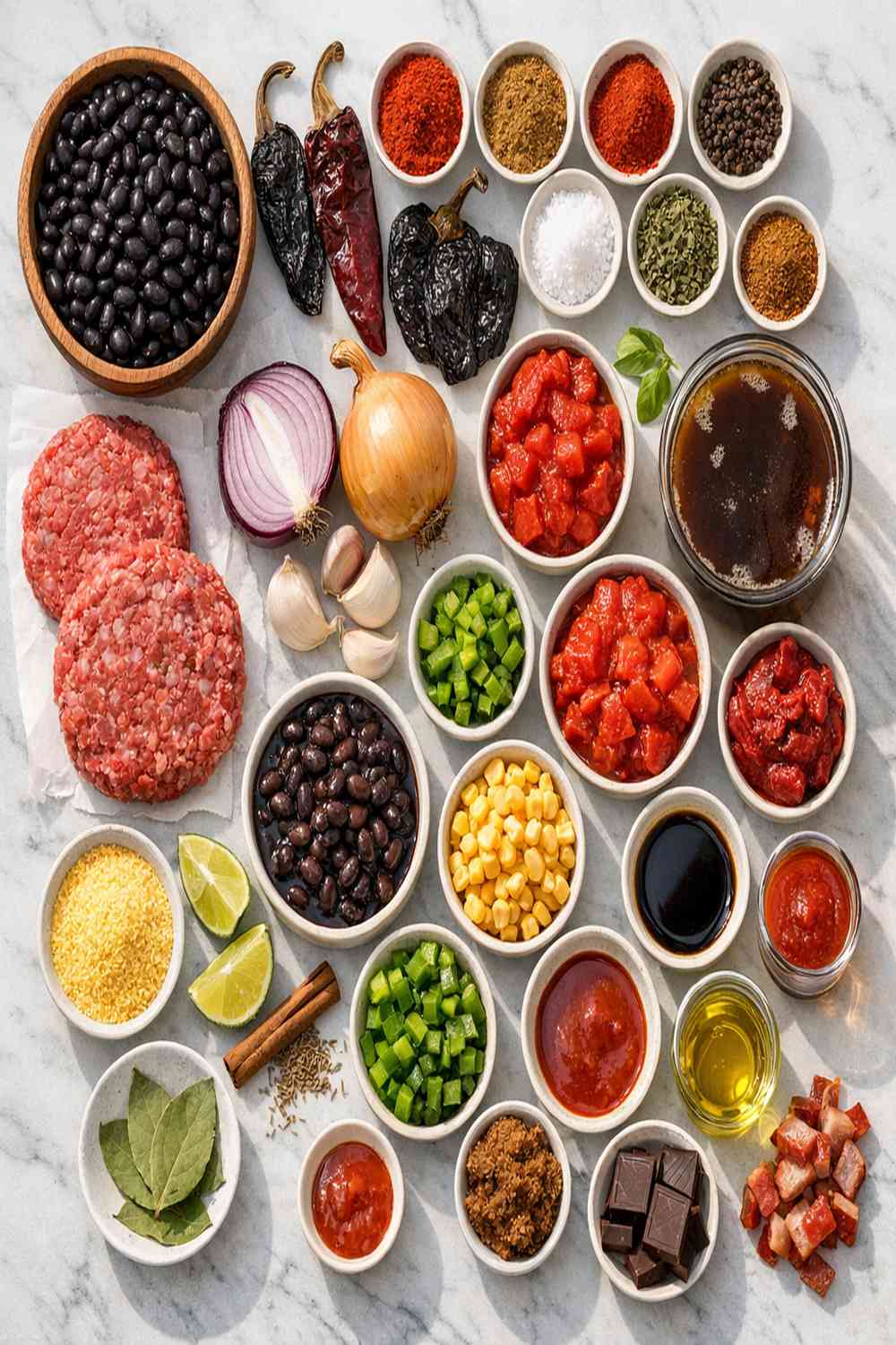 Black Chili Recipe ingredients