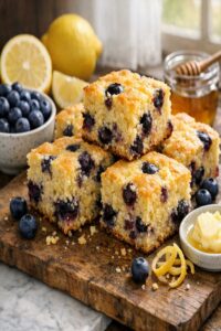 Blueberry Lemon Cornbread Recipe