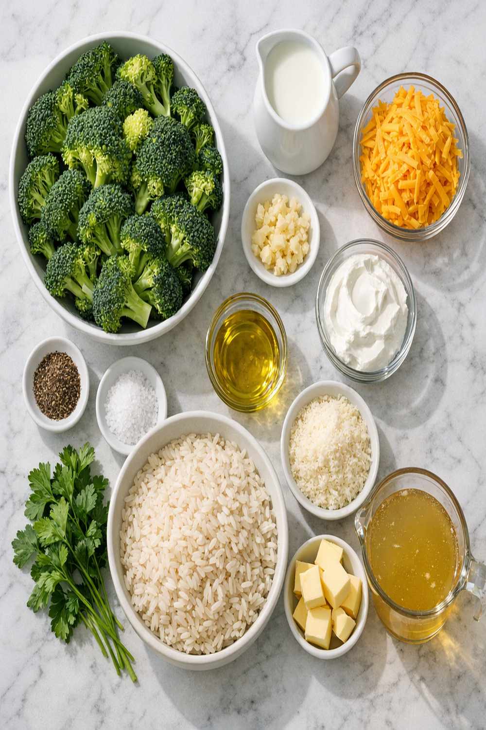 Broccoli And Rice Recipe ingredients