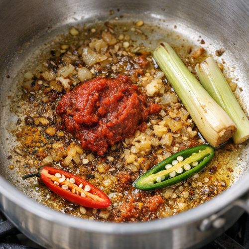 Step 2: Wake Up the Curry Paste and Spices