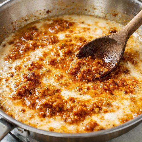 Step 3: Bloom the Curry in Coconut Milk