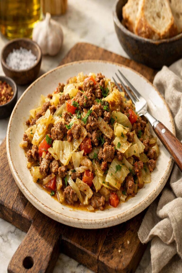 Cabbage Ground Beef Recipe