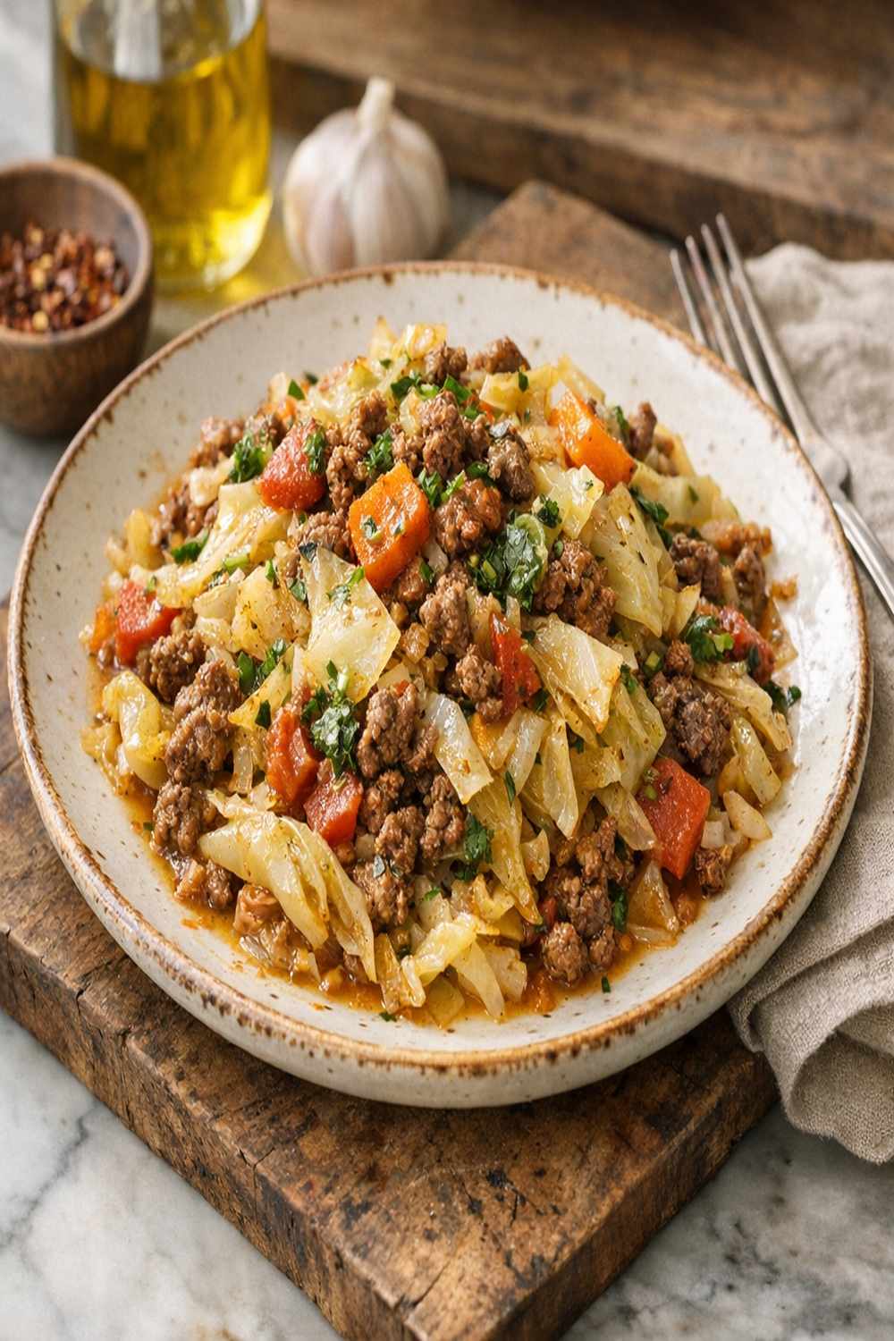 Cabbage Ground Beef Recipe