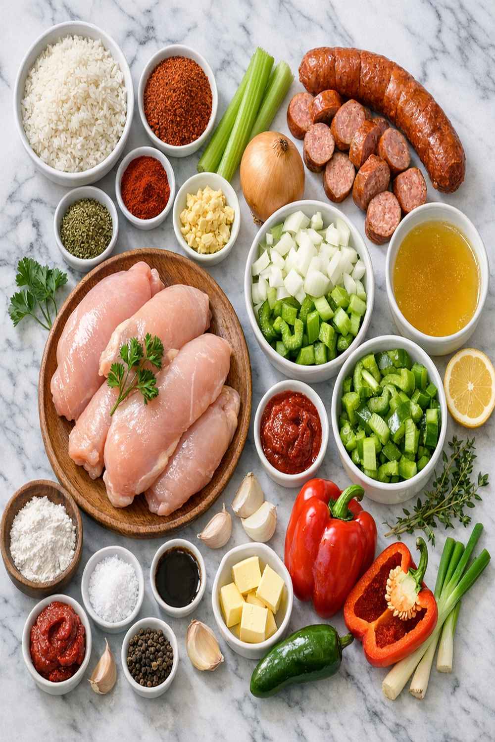 Cajun Food Chicken Recipe ingredients