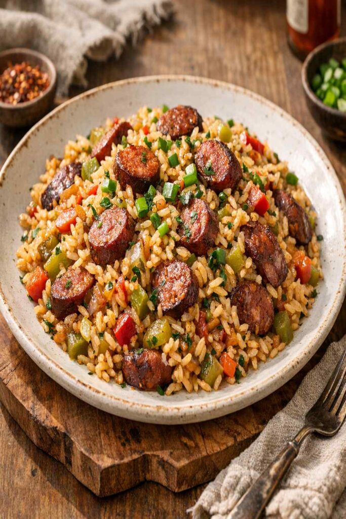 Cajun Rice With Sausage Recipe