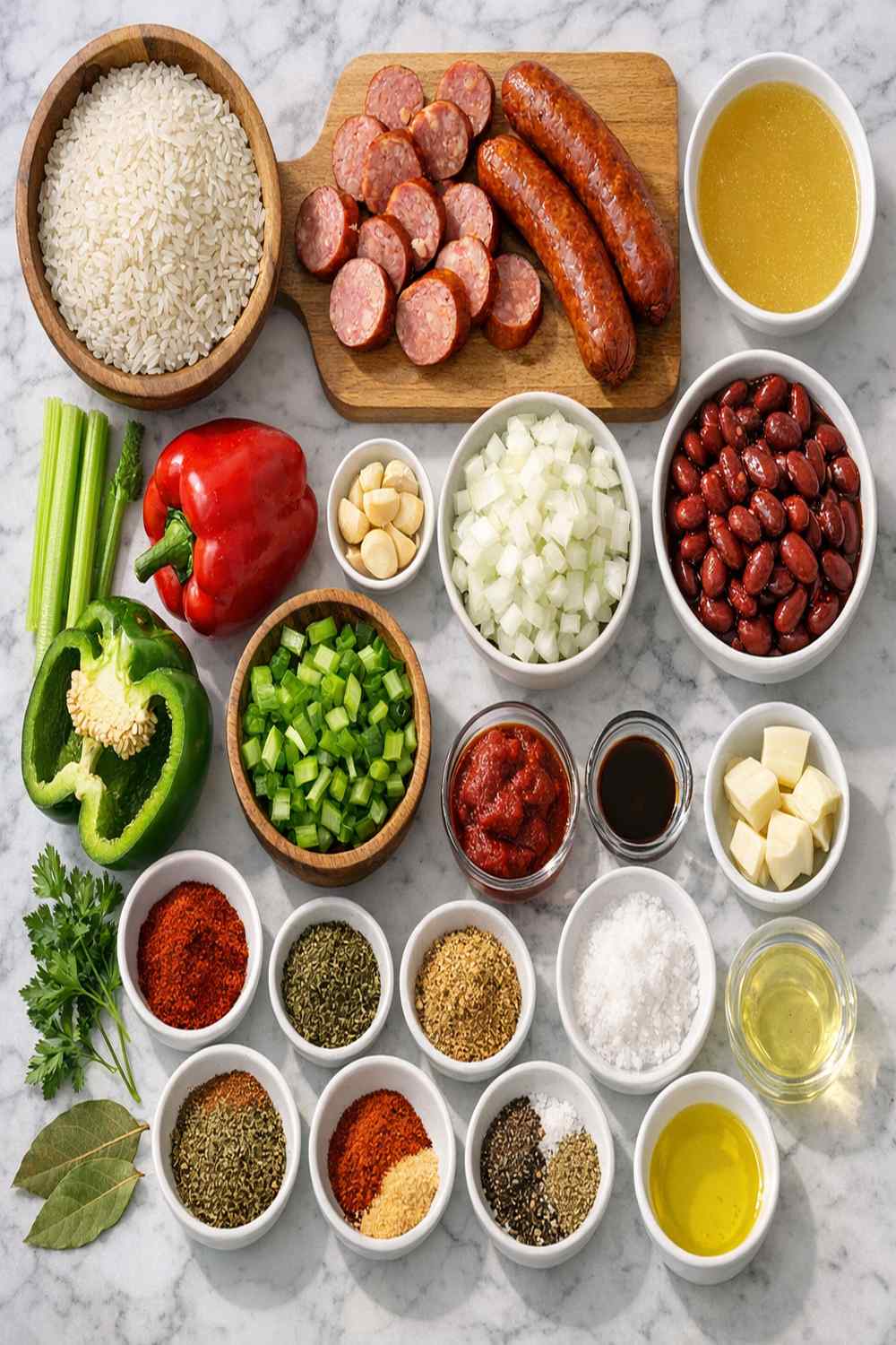 Cajun Rice With Sausage Recipe ingredients