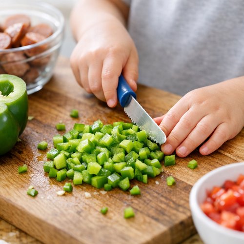 Step 2: Add the Bell Pepper and Taste the Anticipation