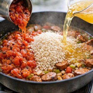 Cajun Rice With Sausage Recipe step 4