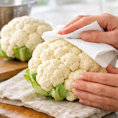 Step 2: Clean and Prepare Your Cauliflower