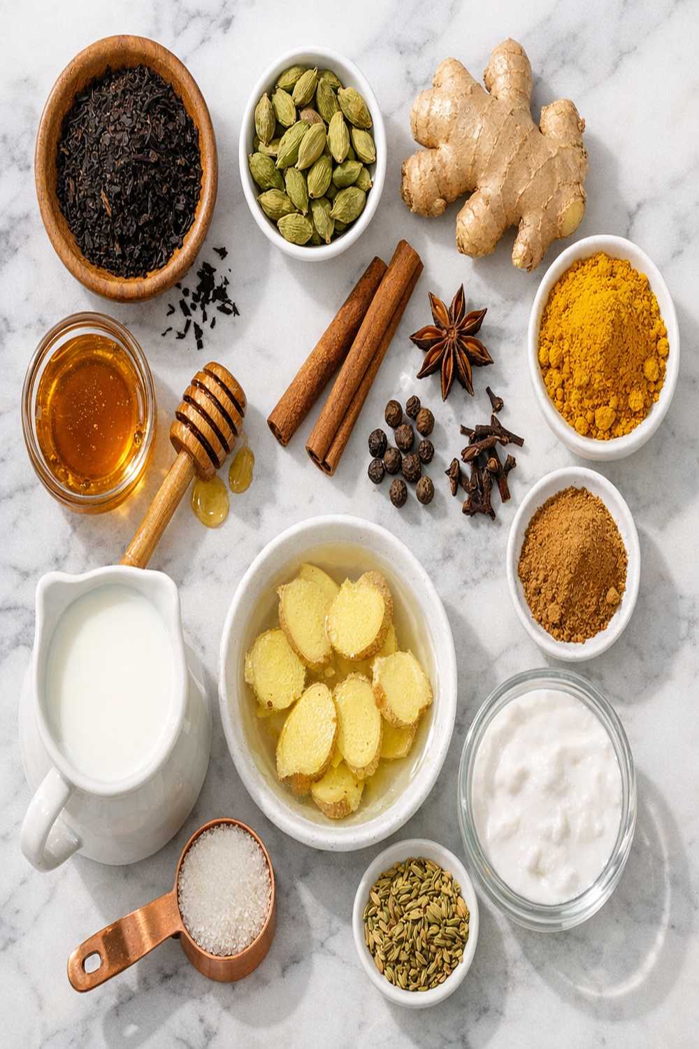 Chai Tea With Turmeric Recipe ingredients