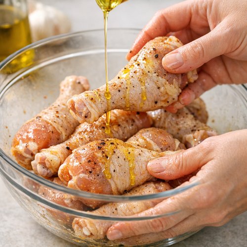 Step 3: Season the Drumsticks