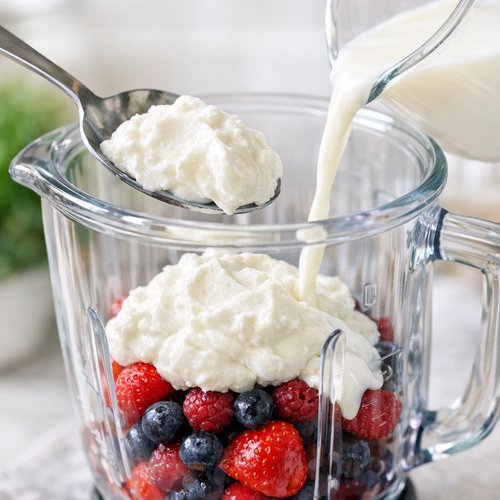 Step 2: Add Your Protein and Liquid Base