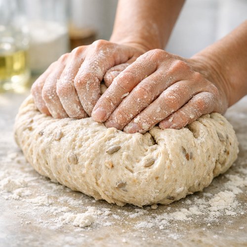 Step 3: Knead Until Smooth and Elastic