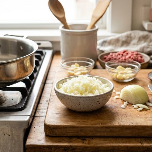 Step 1: Prep Your Onion and Set Up Your Workspace