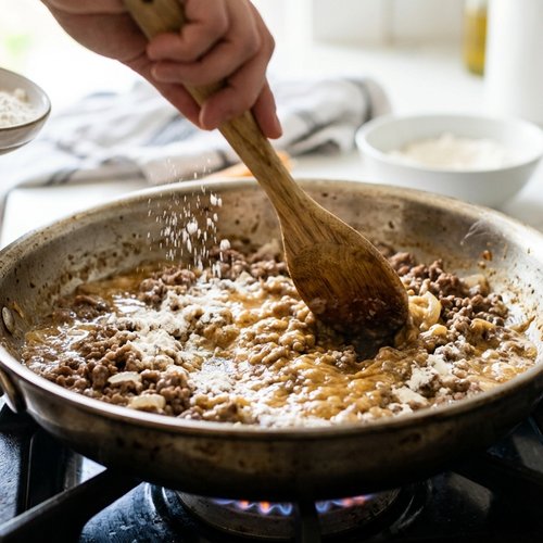 Step 3: Add the Flour and Create Your Roux Base
