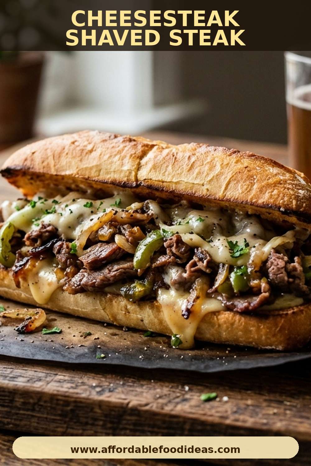 Cheesesteak Shaved Steak Recipe