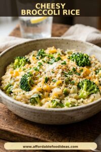 Cheesy Broccoli Rice Recipe