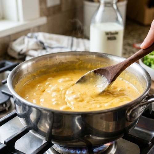 Step 3: Create the Creamy Sauce