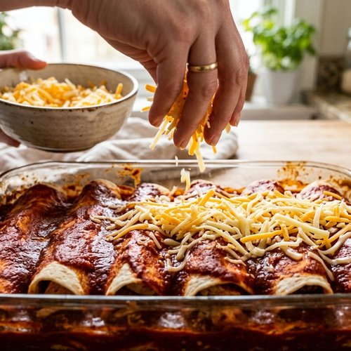Step 5: Top with Sauce and Remaining Cheese