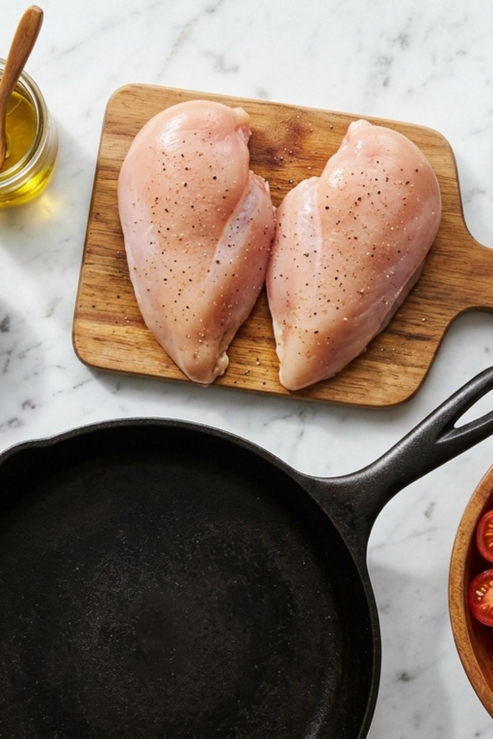 Chicken Breast On Skillet Recipe ingredients