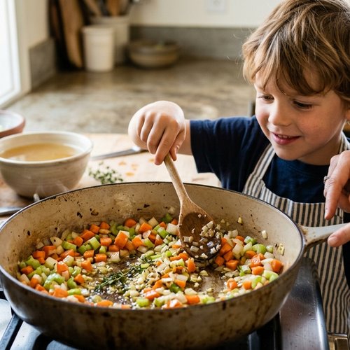 Step 1: Sauté Your Vegetables to Build Flavor Foundation