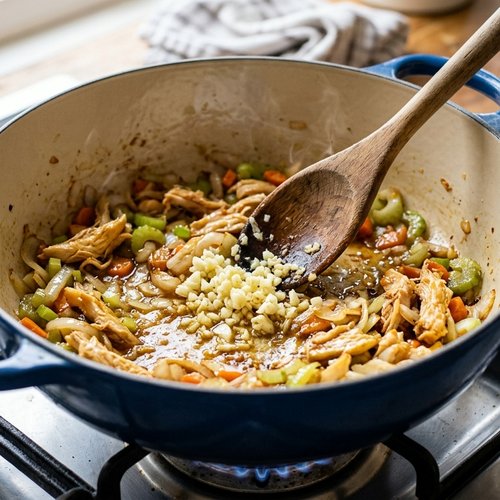 Step 4: Add Garlic and Cook 30 Seconds More