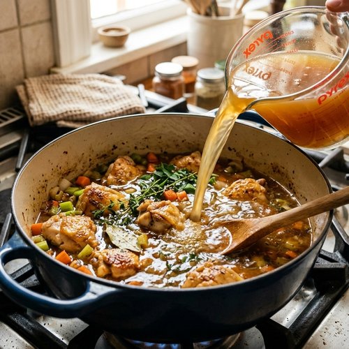 Step 5: Add Your Broth and Seasonings