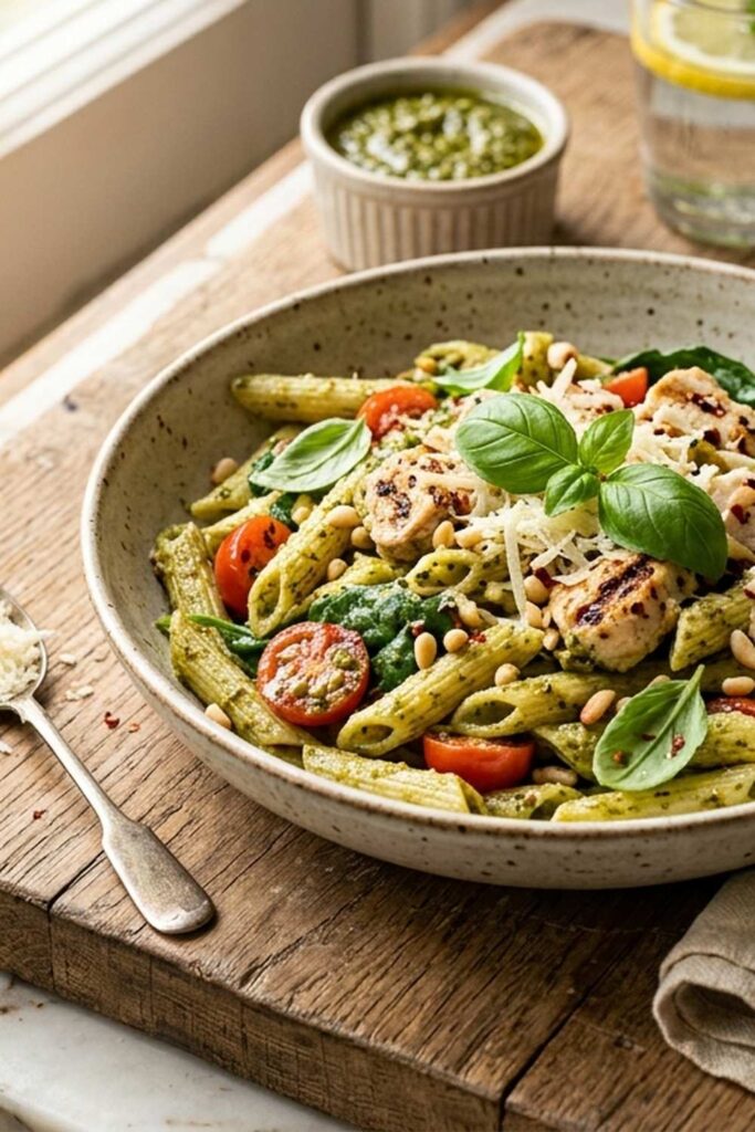 Chicken Pesto Penne Recipe