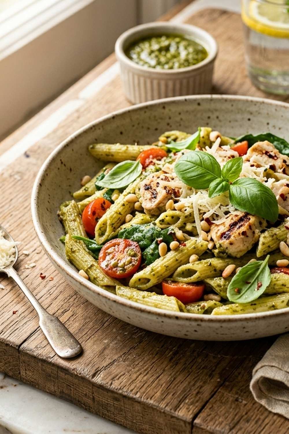 Chicken Pesto Penne Recipe