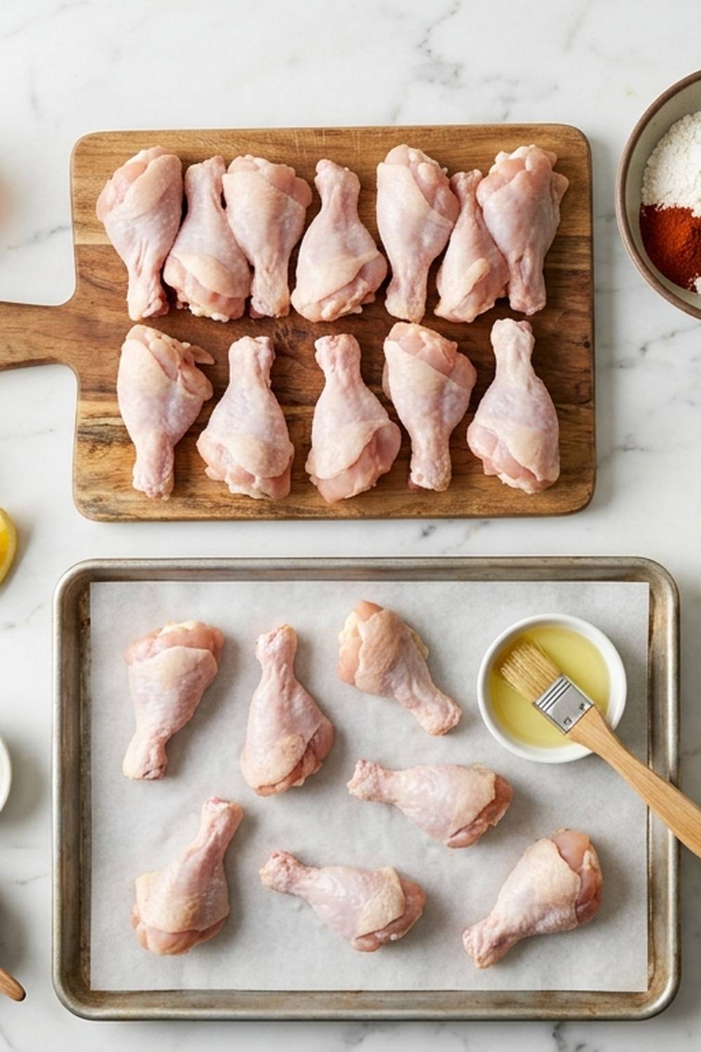 Chicken Drummies Oven Recipe ingredients